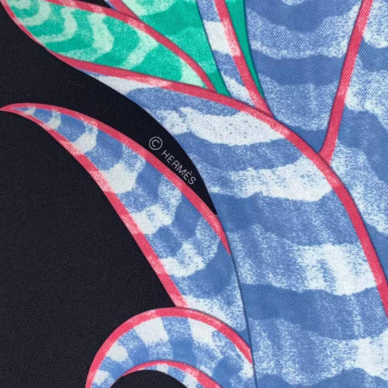 未使用品 HERMES エルメス カレ90 スカーフ ブロメリアの目録 Index