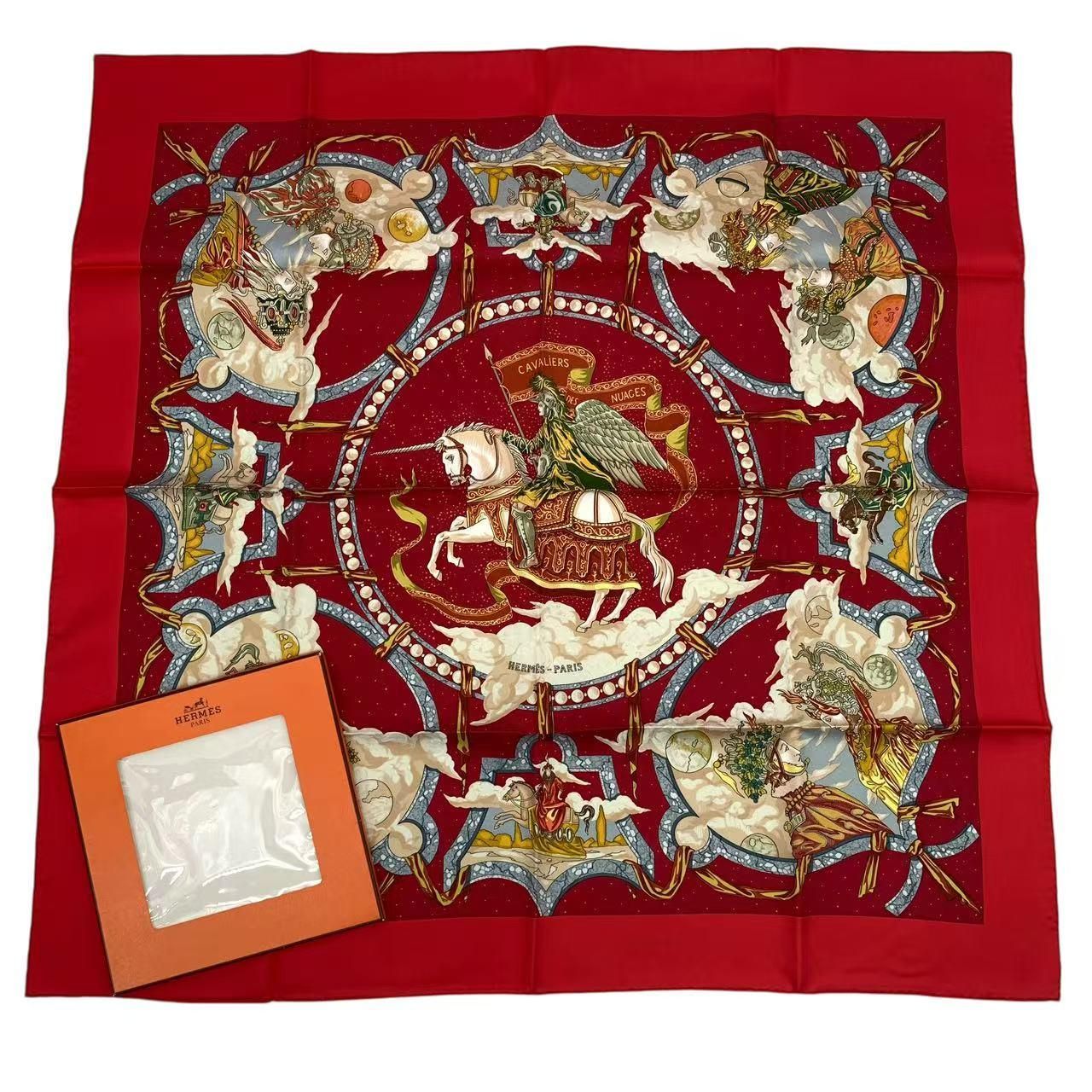 未使用品 HERMES エルメス 販売 カレ90 スカーフ シルク 未使用品 HERMES エルメス 販売 カレ90 スカーフ シルク