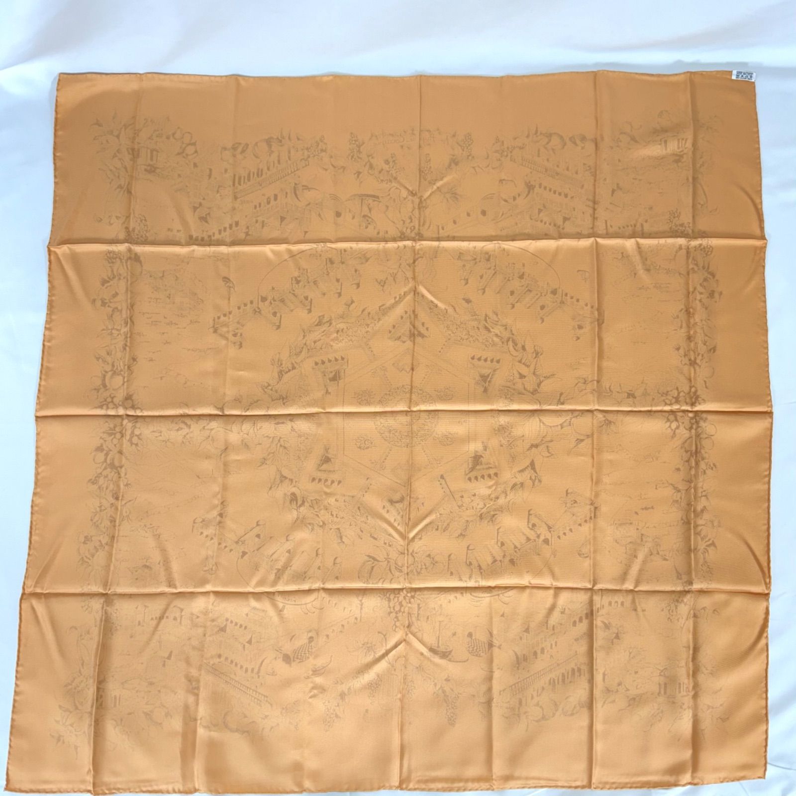ほぼ未使用品・美品】HERMES エルメス カレ90 Au Pays de Cocagne 楽園 
