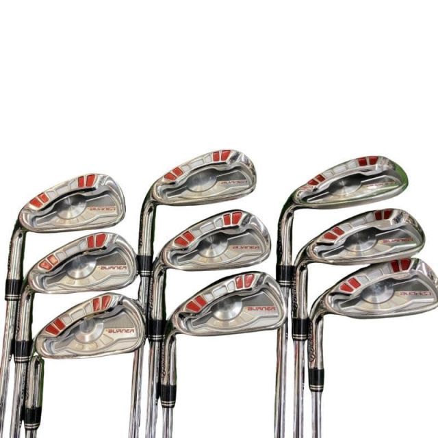 TaylorMade BURNER レフティ　９本セット 中古】 テーラーメイド BURNER(2007) 9S レフティ アイアンセット IR