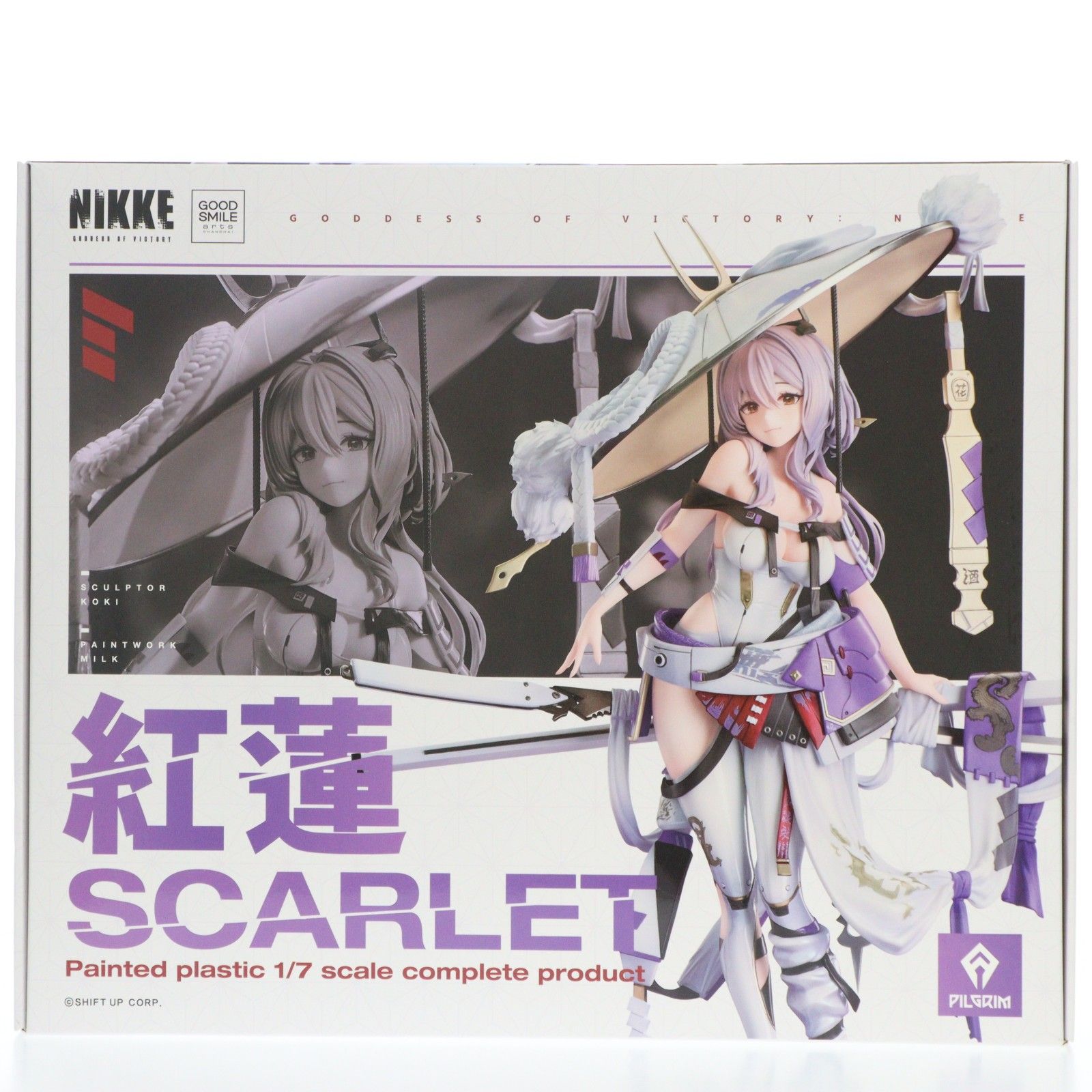 k*0様 勝利の女神：NIKKE　メガニケ　紅蓮　デスクマット デスクマット（紅蓮：ブラックシャドウ / 等身ver.）【@Loppi・HMV限定
