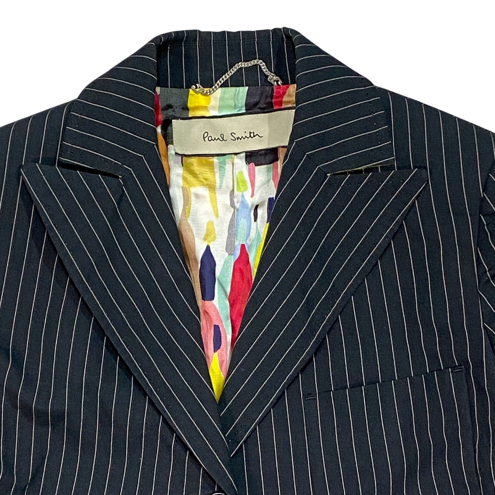 Paul Smith BLACKセットアップ スカートスーツ ブラック42/40 ポール