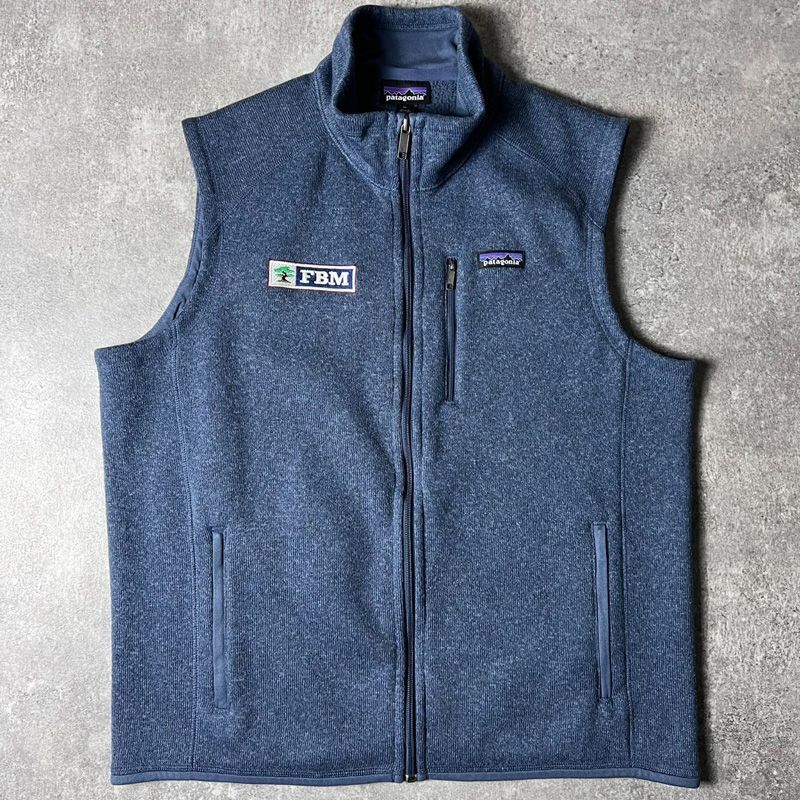 17年製 Patagonia 企業 ロゴ 刺繍 フルジップ ベターセーター ベスト 