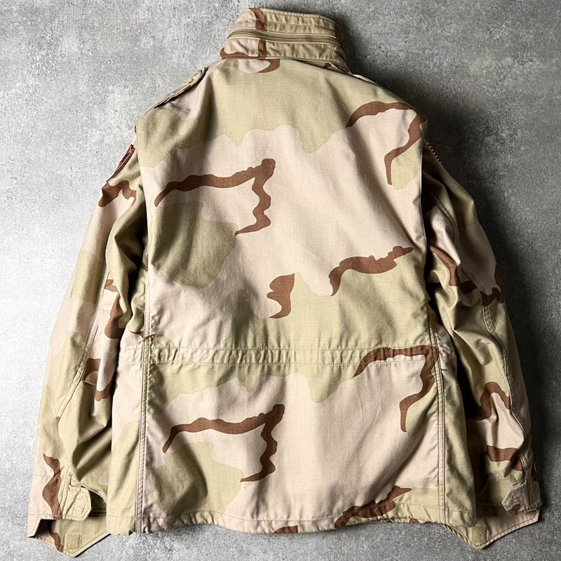 80s 89年製 US ARMY 米軍実物 3C デザートカモ 迷彩 M-65 フィールド