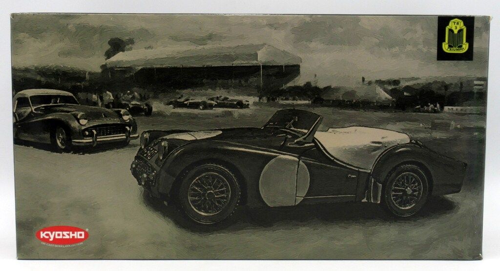 価格変更 1/18 京商 トライアンフTR3S レースモデル26号車 京商 1/18 京商オリジナル トライアンフTR3S 1959LM No.25 (グリーン