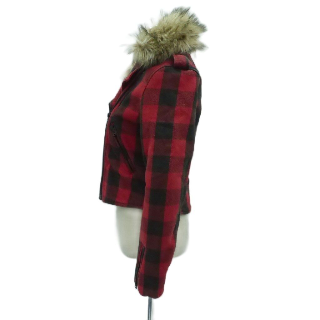 ラルフローレン RALPH LAUREN ライダースジャケット チェック柄