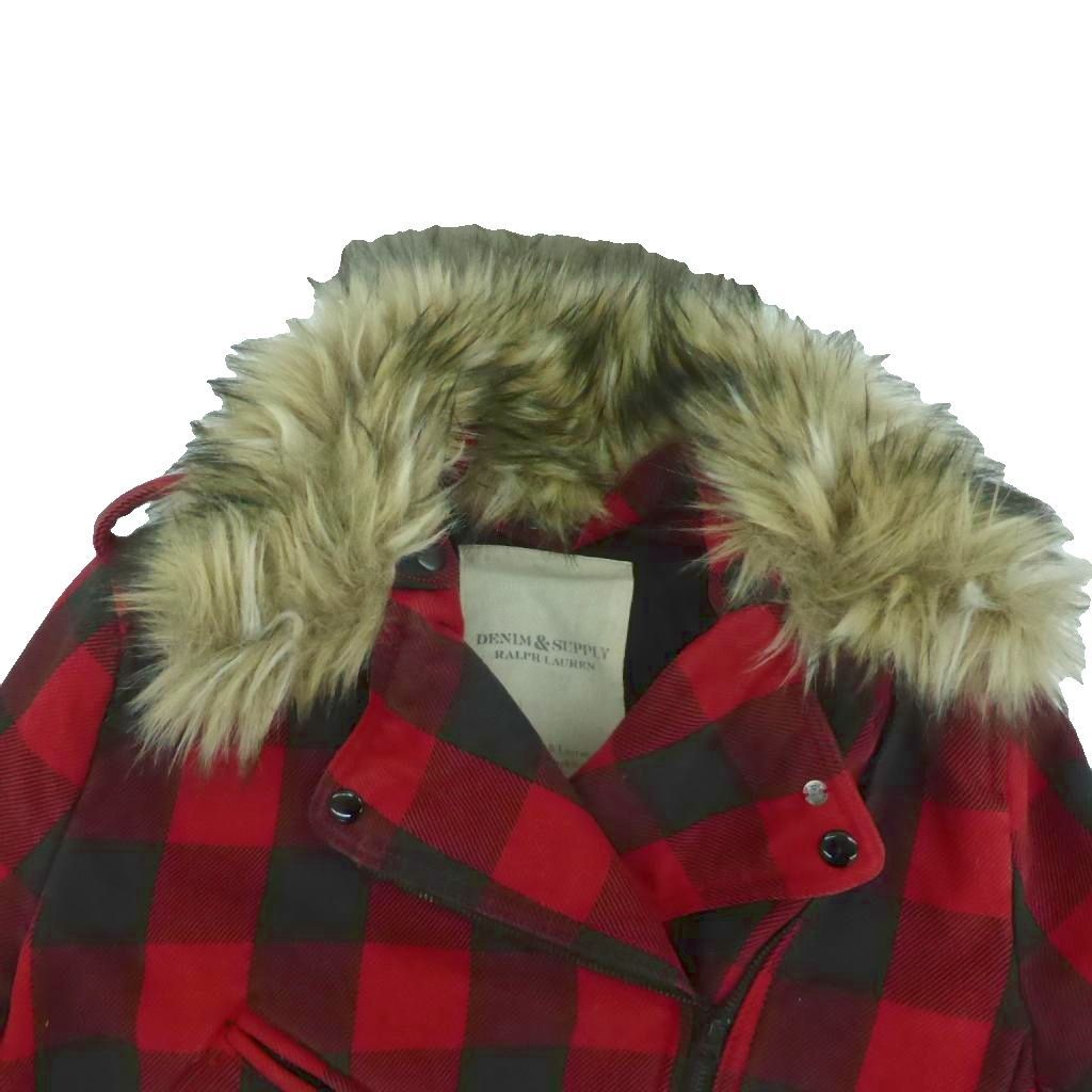 ラルフローレン RALPH LAUREN ライダースジャケット チェック柄