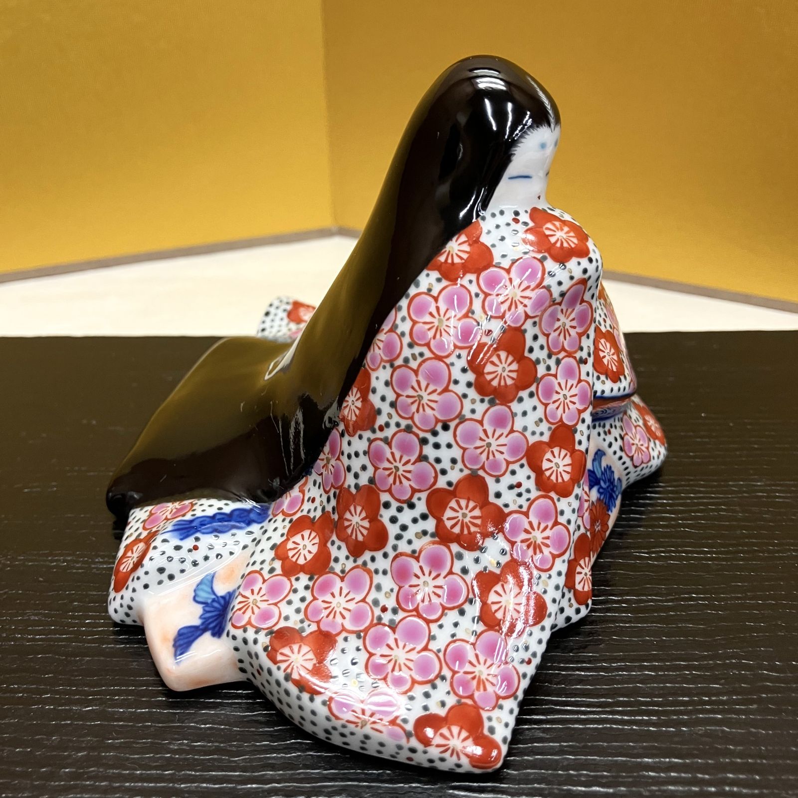 【美品】源氏雛 伊万里焼 陶器人形 萬太郎作 美品 源氏雛 伊万里焼 磁器人形 萬太郎作 鍋島人形 美品 源氏雛 伊万里