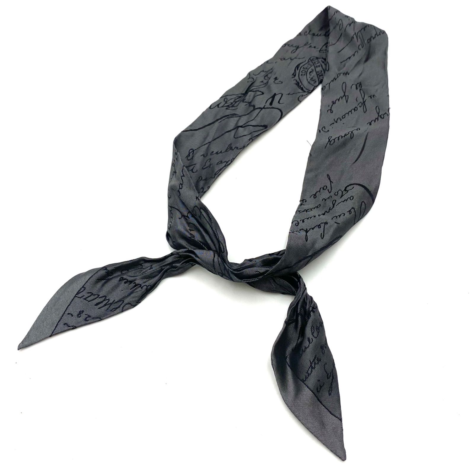 Berluti ベルルッティ スカーフ ストール カリグラフィー 総柄