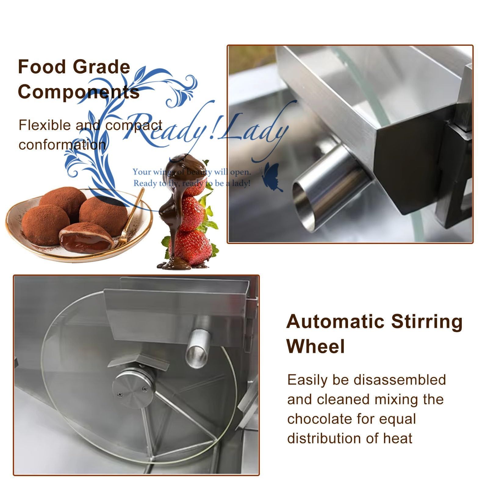 自動チョコレート溶解 混合機