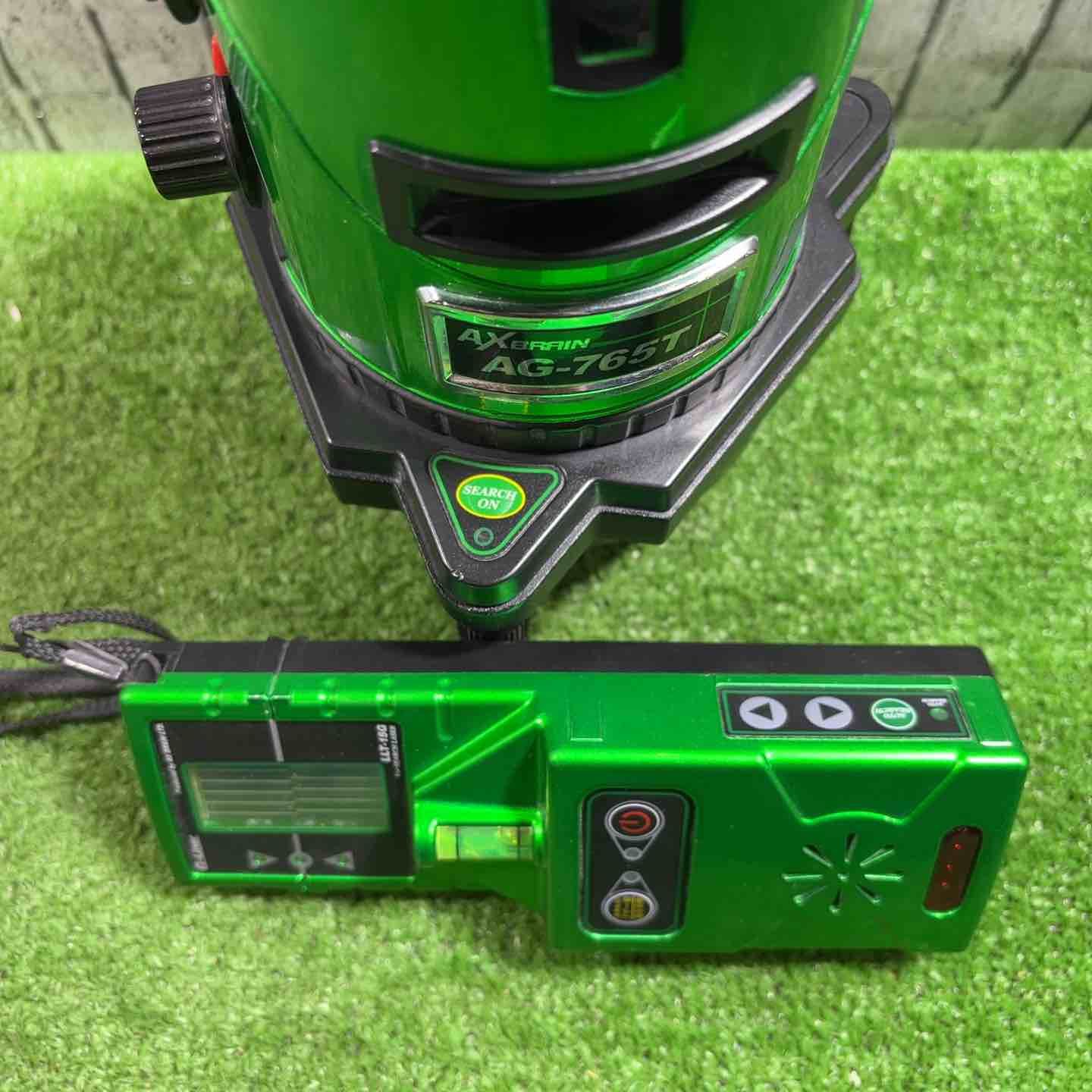 アックスブレーン 高輝度自動探知グリーンレーザー墨出し器 AG-765 T