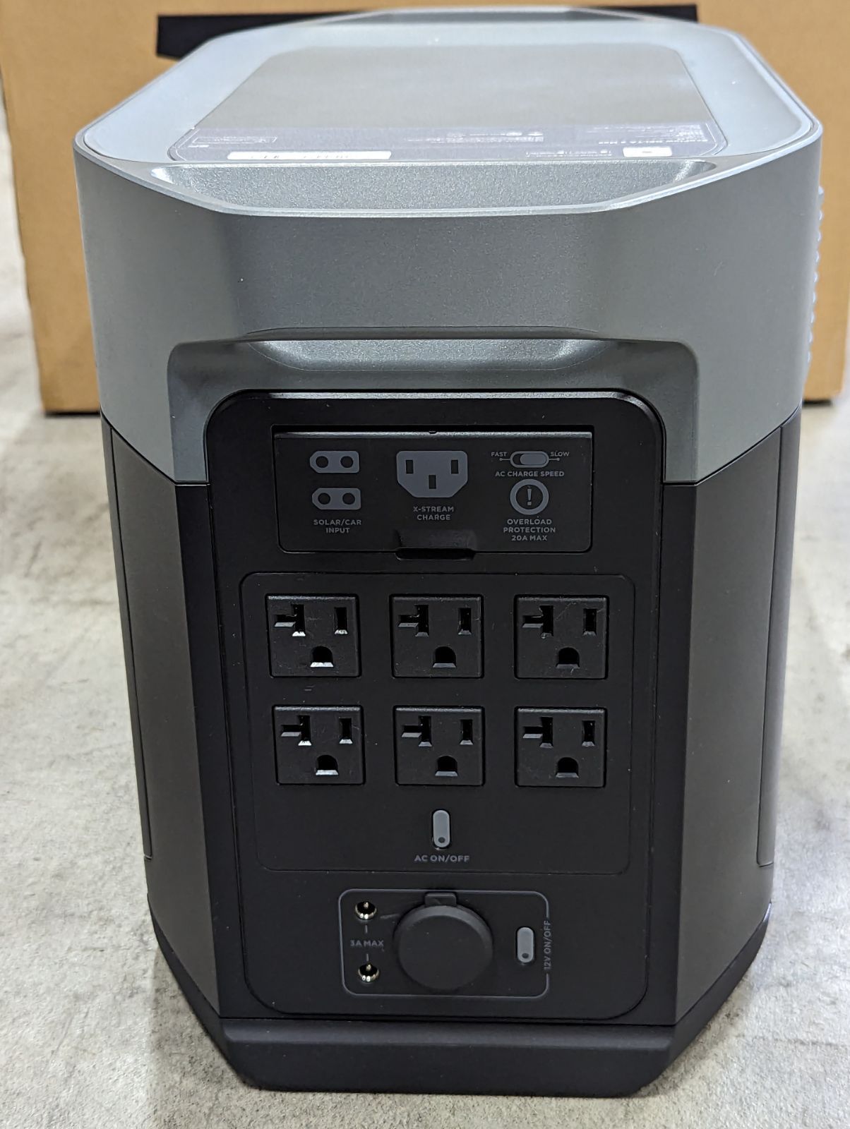  EcoFlow DELTA 2 Max EFD 350 ポータブル電源 認定整備済品 発電機 ポータブル電源 防災関連グッズ