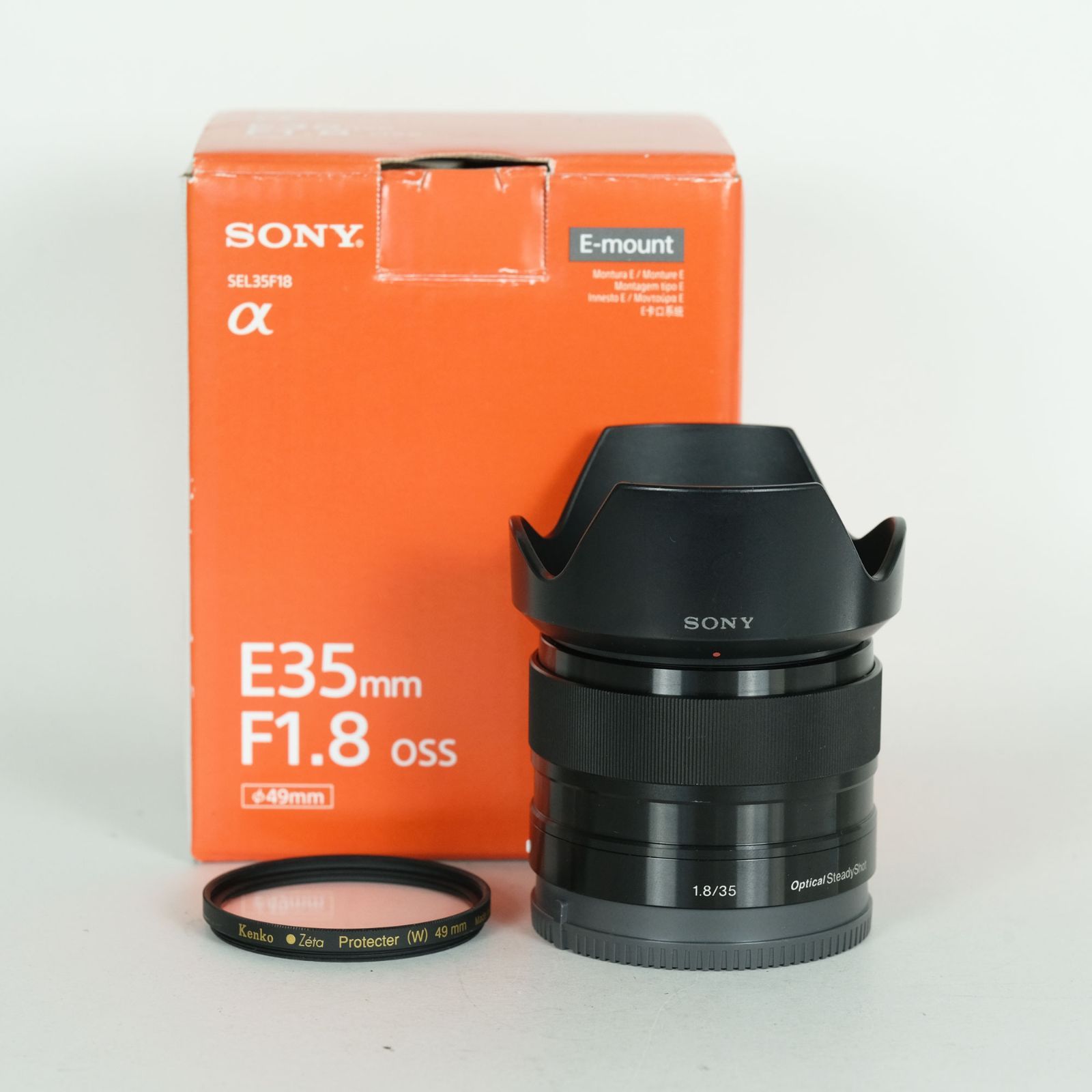 SONY SEL35F18 フィルター付き 良品 | 高級フィルター付] SONY E 35mm F1.8 OSS SEL35F18 | SONY E