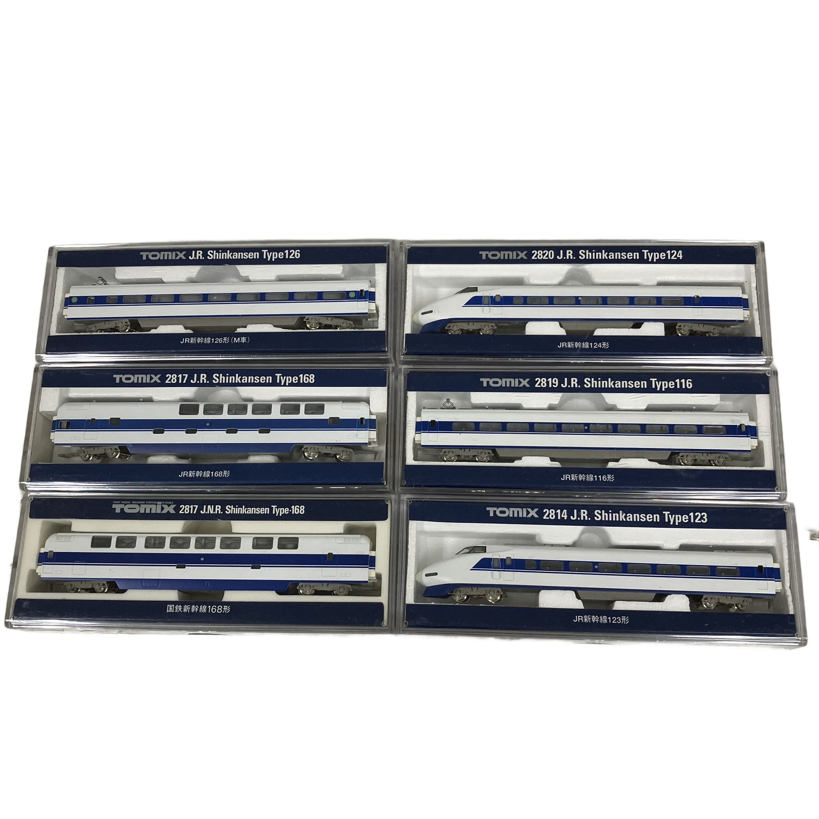TOMIX 2814 2817 2819 2820 計6両セット JR新幹線 国鉄新幹線 鉄道模型