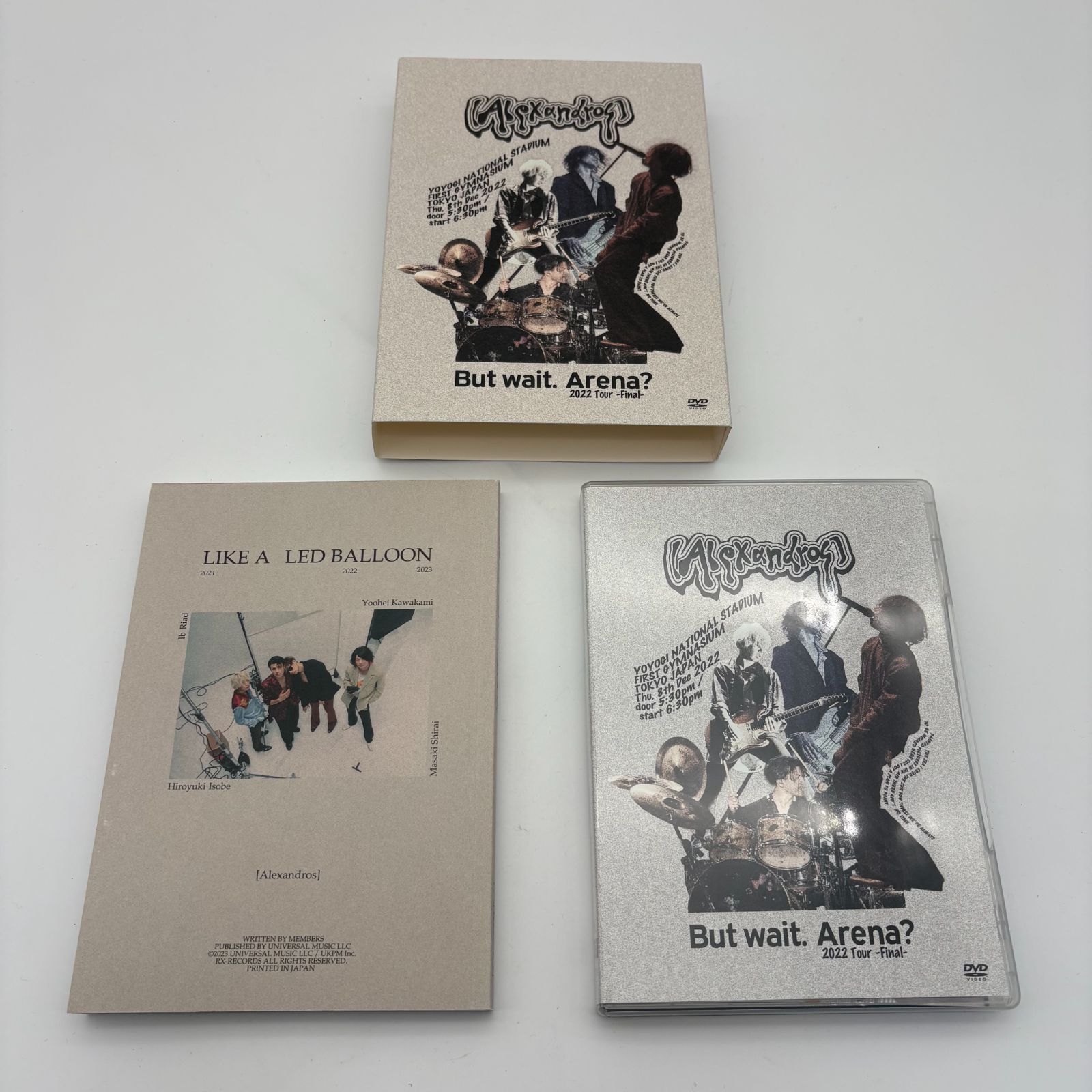 Alexandros But wait. Arena? 2022 Tour -Final- DVD 初回限定盤・2枚