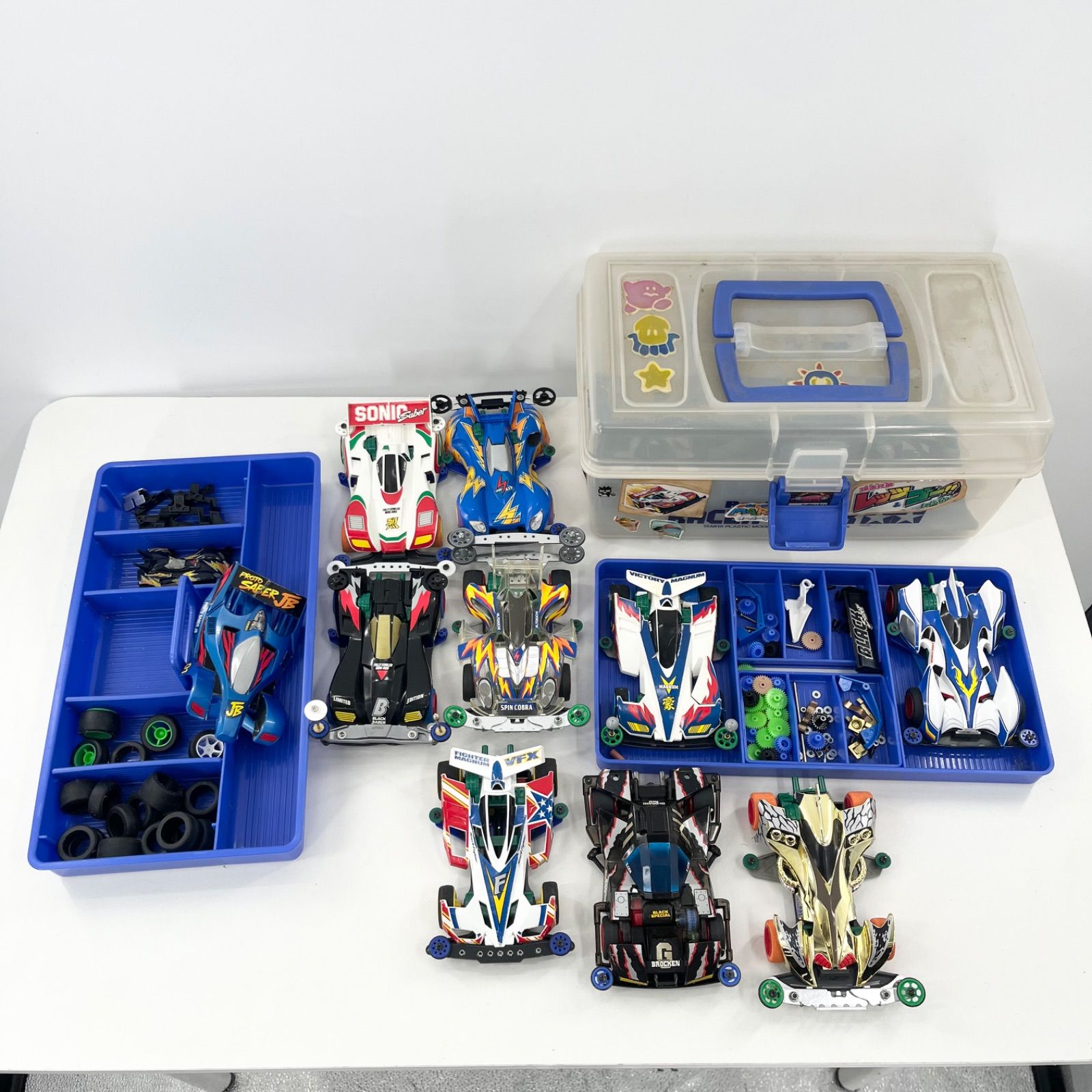 ミニ四駆 引退品 セット 本体多数 パーツ ボディ タイヤ シャーシ