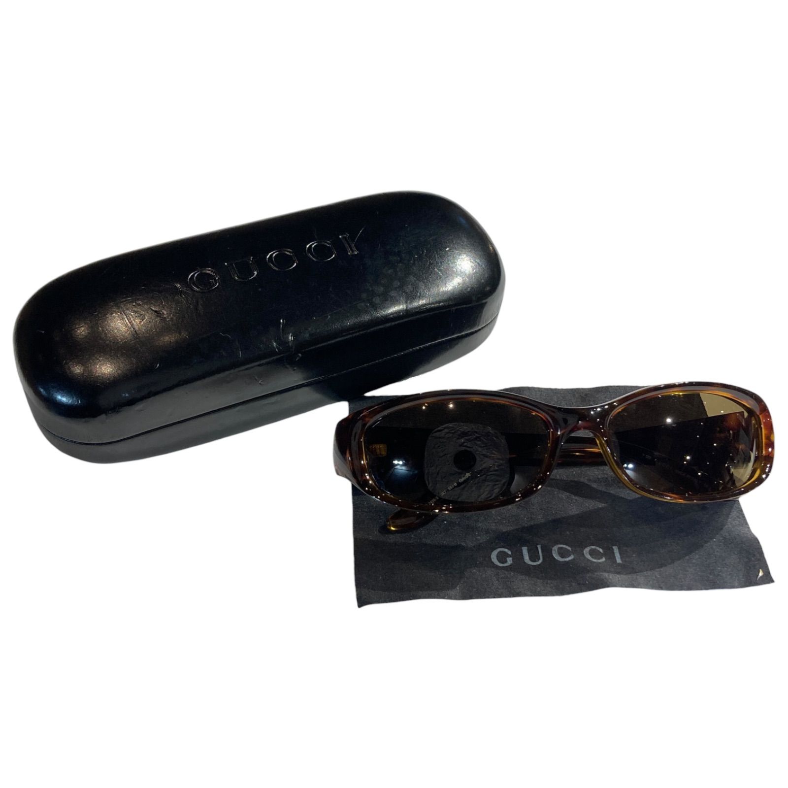 GUCCI グッチ Gロゴサングラス べっ甲柄／ブラウングラデーション GG