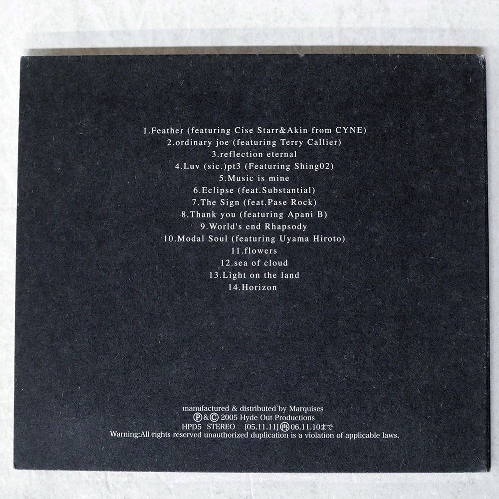 盤 NUJABES|MODAL SOUL|HYDE OUT HPD 5 CD □