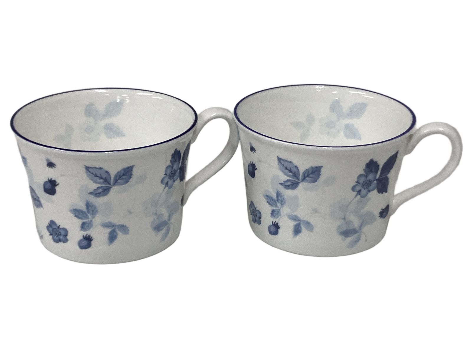  マグカップ ソーサー 2客セット ストロベリー ブルー ウェッジウッド ♥ カップ ソーサー コーヒー ティーカップ