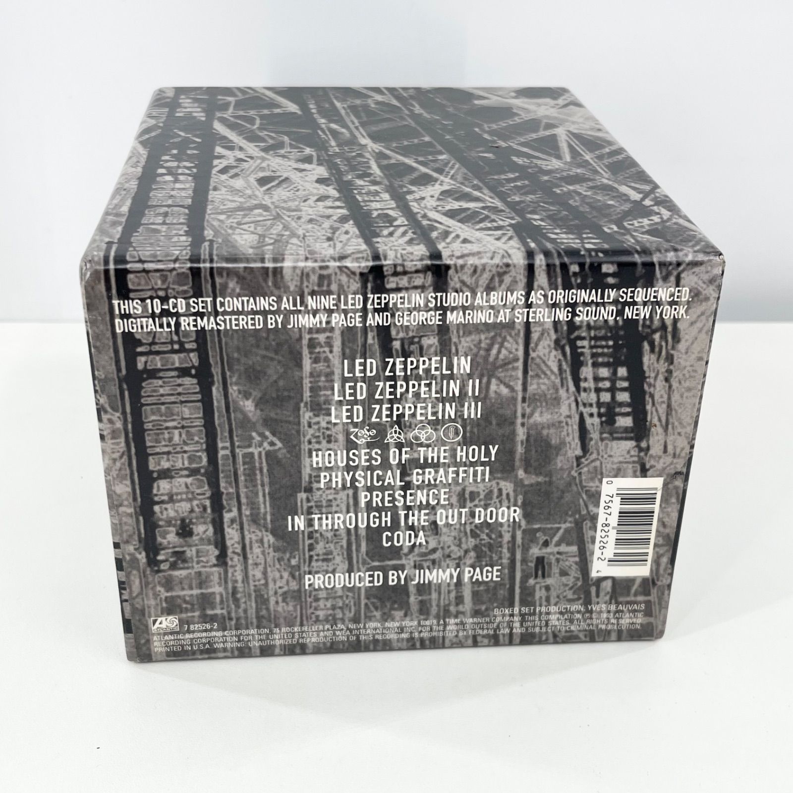 Led Zeppelin The Complete Studio Recordings CD BOX 10枚組 Atlantic