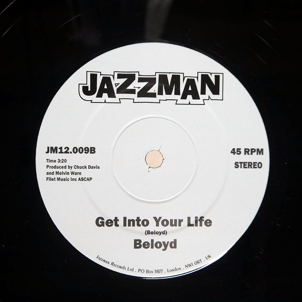 UK盤 BELOYD TAYLOR|TODAY ALL DAY | GET INTO TO YOUR LIFE|JAZZ MAN JM 12009 12