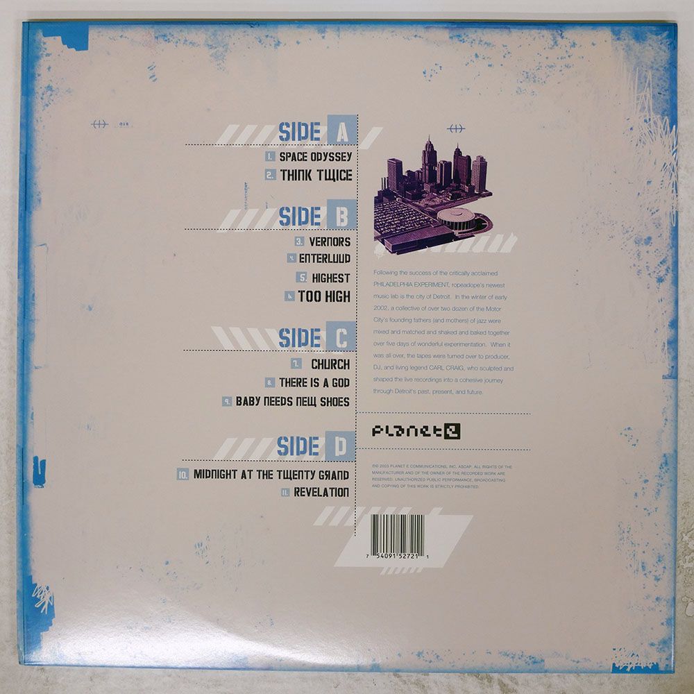 US盤 THE DETROIT |THE |PLANET E LP