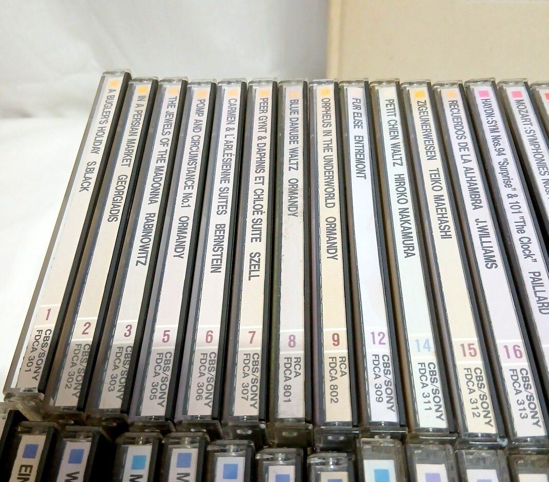 THE GREAT COLLECTION OF CLASSICAL MUSIC CDコレクション 全 組 番号抜け有 まとめ売り 世界クラシック音楽 保管品