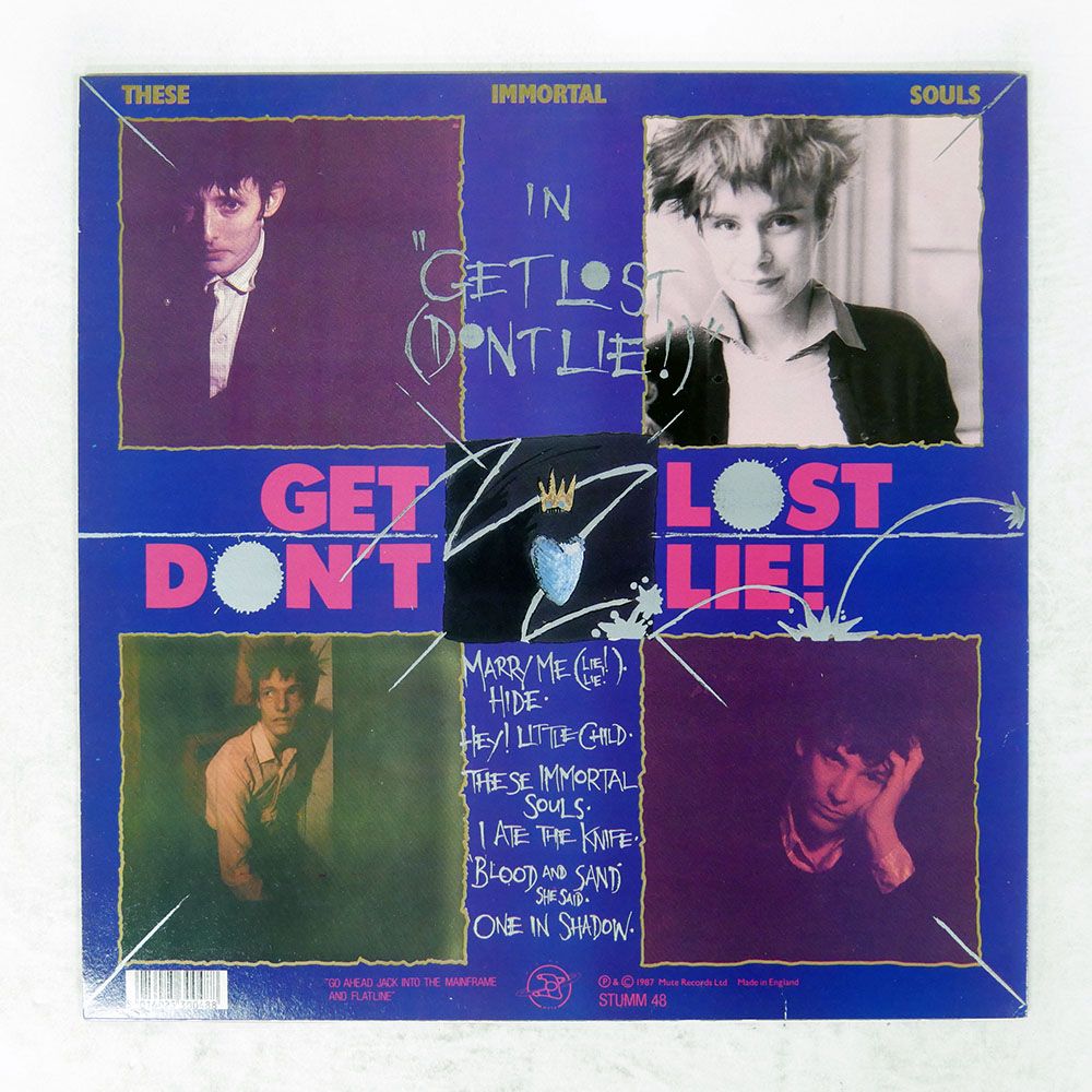 UK盤 THESE SOULS|GET LOST DON T LIE! |MUTE STUMM 48 LP