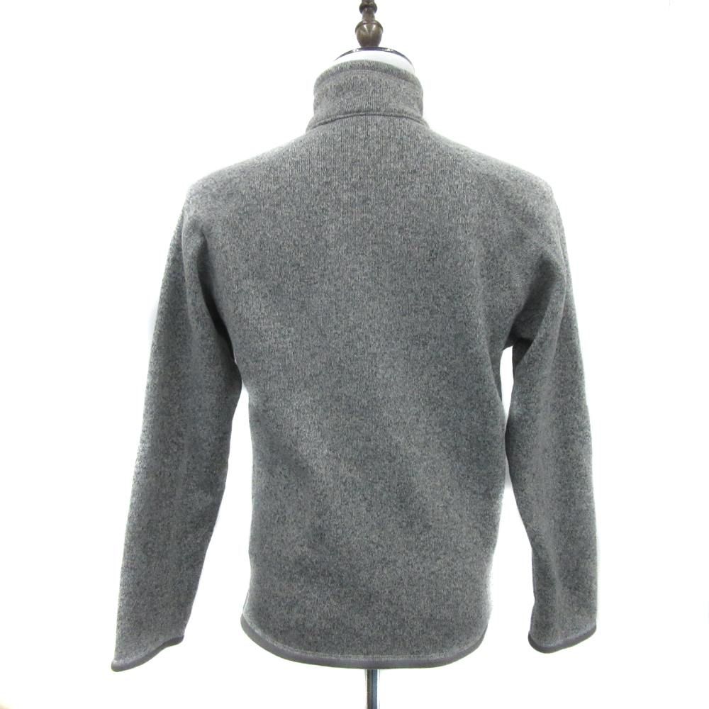 パタゴニア Patagonia アウトドアウェア メンズ ベター セーター ジャケット S グレー スタンドカラー ジップアップ ミドル丈 25528 |YS 4 GY 61