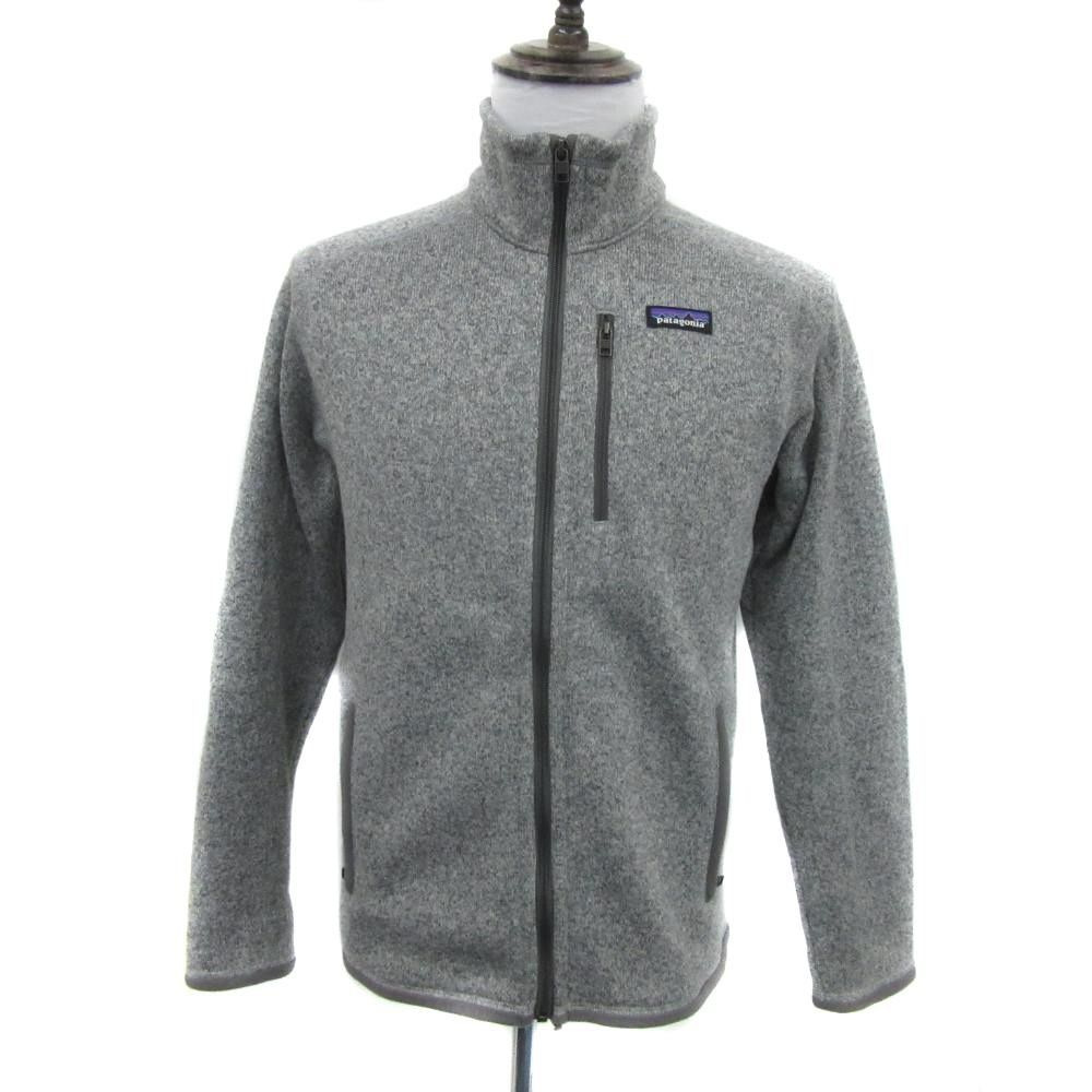 パタゴニア Patagonia アウトドアウェア メンズ ベター セーター ジャケット S グレー スタンドカラー ジップアップ ミドル丈 25528 |YS 4 GY 61
