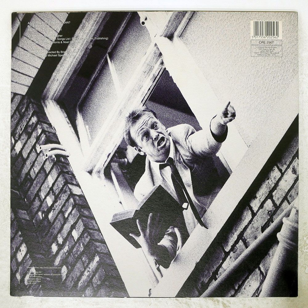 UK盤 OASIS|D YOU KNOW WHAT I MEAN?| CRE 256 T 12