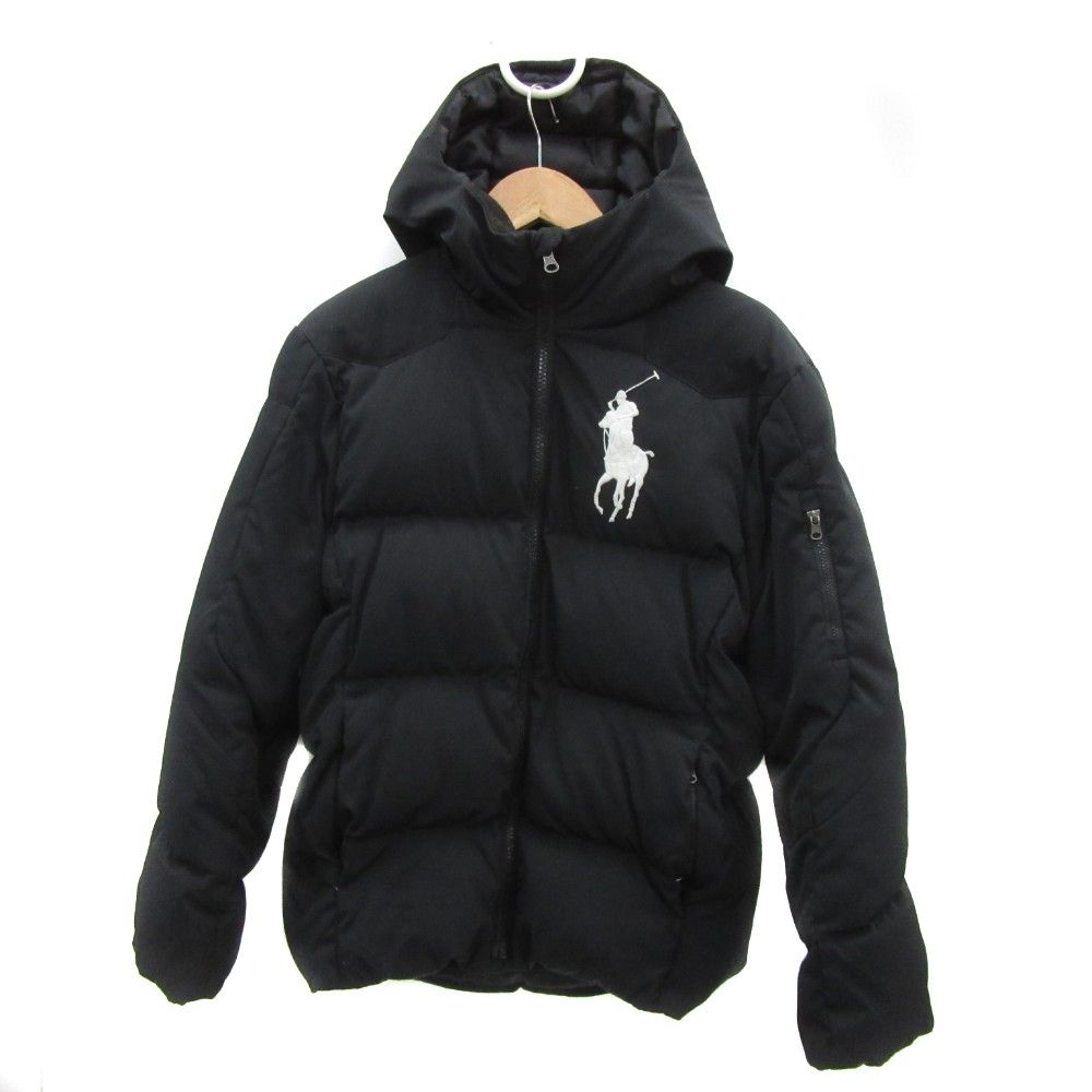 ポロ ラルフローレン POLO RALPH LAUREN ダウンジャケット M(10-12) 黒