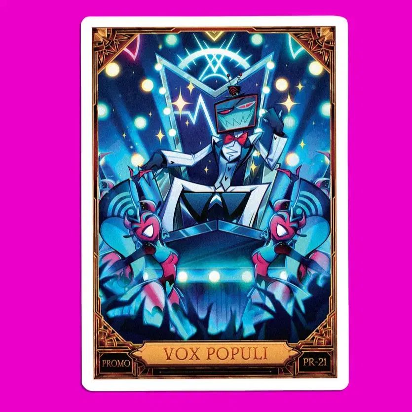 ハズビンホテル トレカ ヴォックス プロモ PR-21 Hazbin Hotel Trading Cards Vox Populi Promo Card (PR-21) | Hazbin