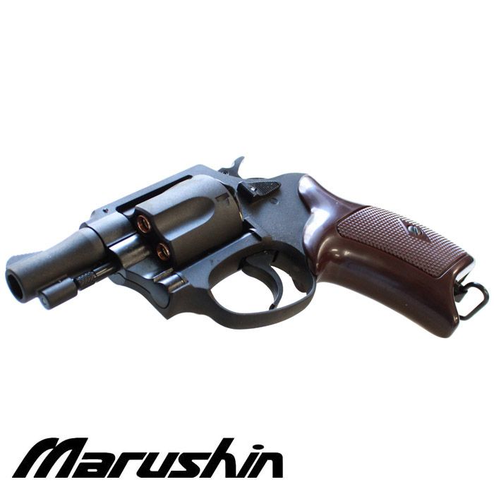 マルシン ポリスリボルバー 2インチ ガスガン 6mm/X/BK/HW/樹脂