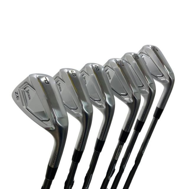  ダンロップ SRIXON ZXi5 6S アイアンセット IR 純正特注シャフト (フレックスS) メンズ 男性用 右利き 右用 Aランク ゴルフクラブ