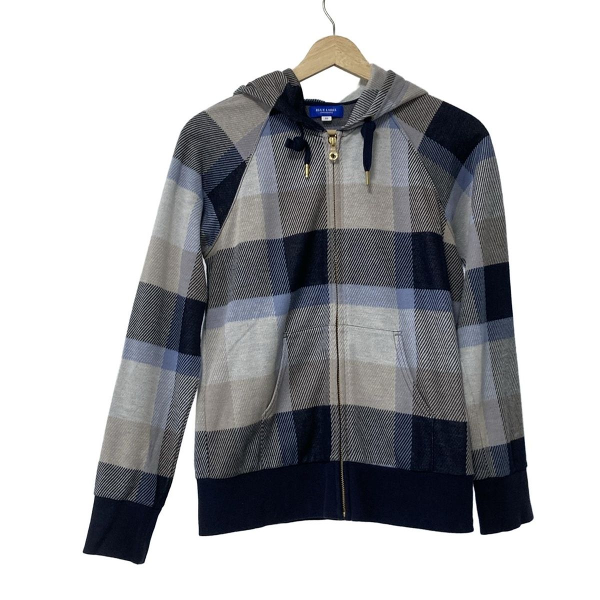 ブルーレーベルクレストブリッジ　パーカー 38 ブルーレーベルクレストブリッジ パーカー サイズ38 M レディース美品