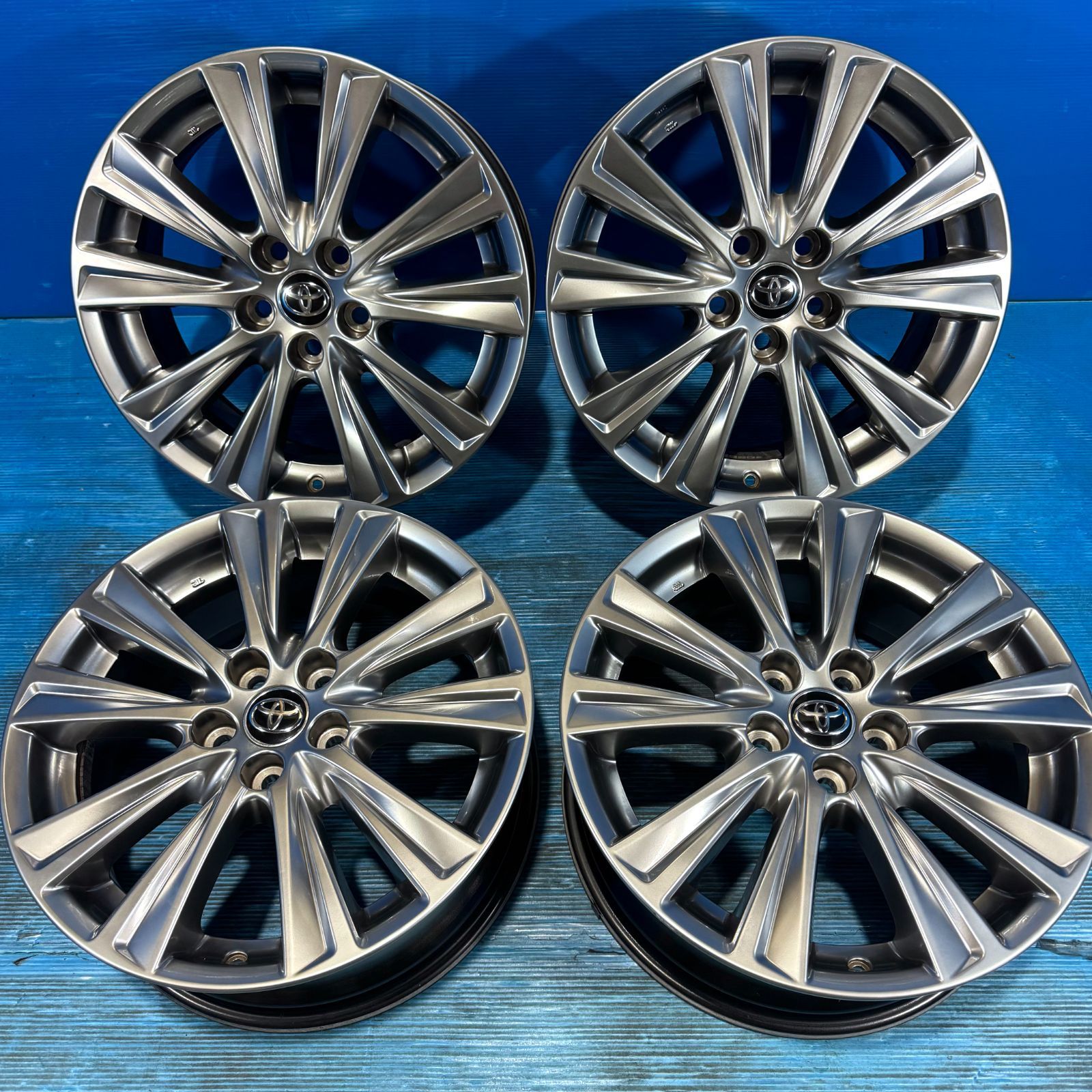 アルファード ヴェルファイア 純正ホイールセット1８インチPCD114.3☆4本 極美品 30系 アルファード ヴェルファイア 純正 18インチ ハイグロス 4