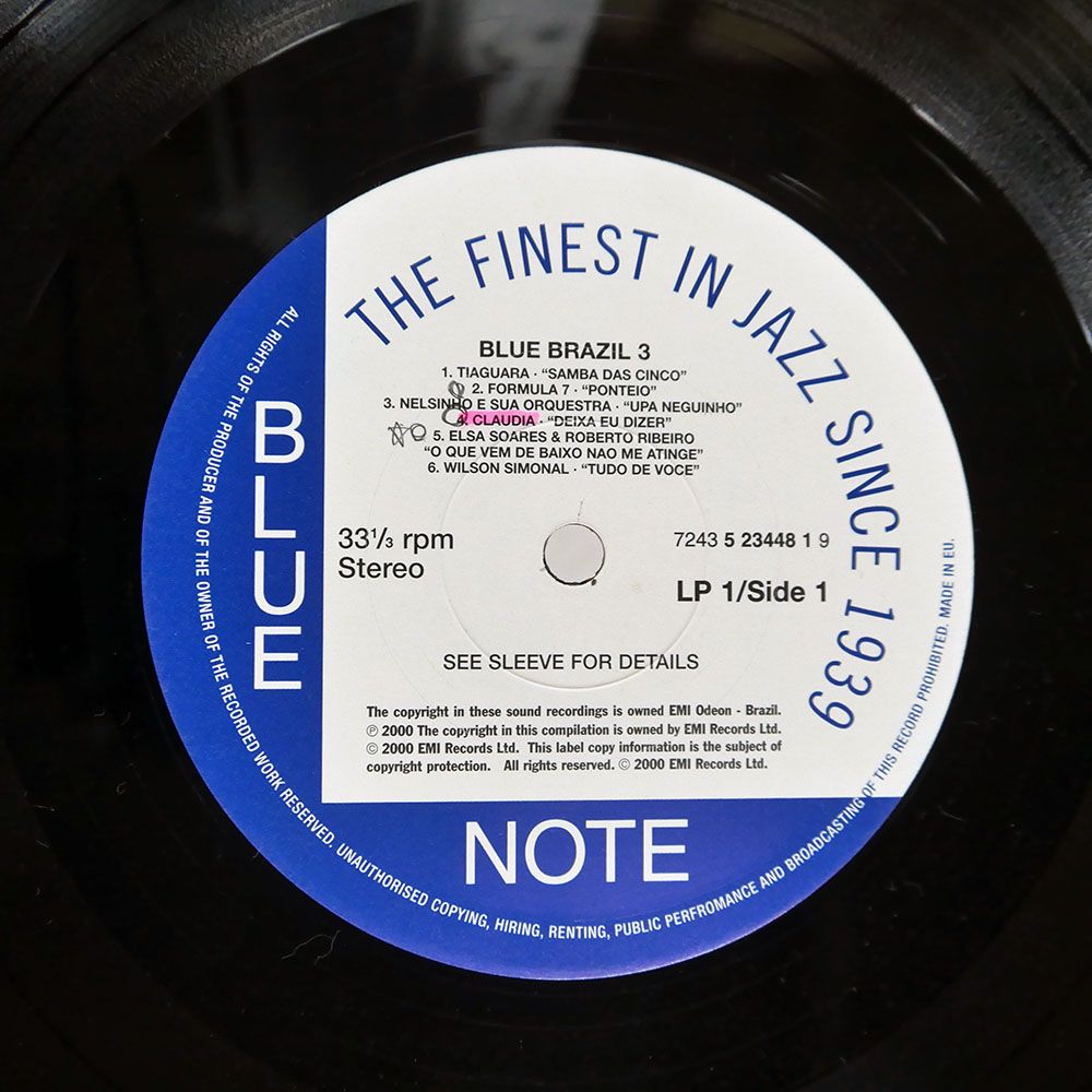 UK盤 VA/BLUE BRAZIL VOL. 3 (BLUE NOTE IN A LATIN GROOVE)/BLUE NOTE