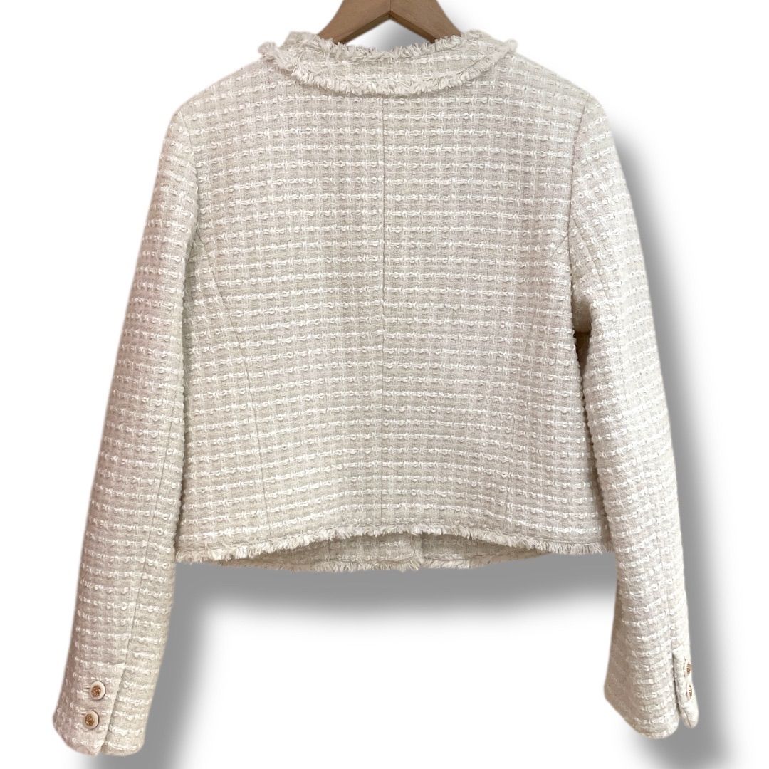 Her lip to ハーリップトゥ Grace Tweed Jacket ノーカラージャケット