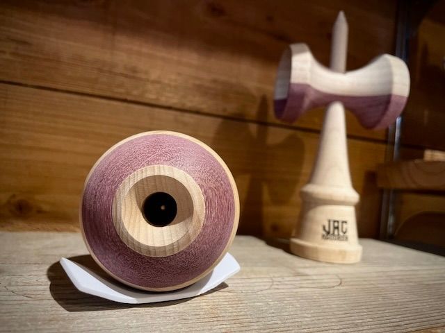  JAC KENDAMA 10 TH ANNY KEYAKI PURPLE QT MAPLE KEN けん玉 けん玉 スポーツトイ アクショントイ
