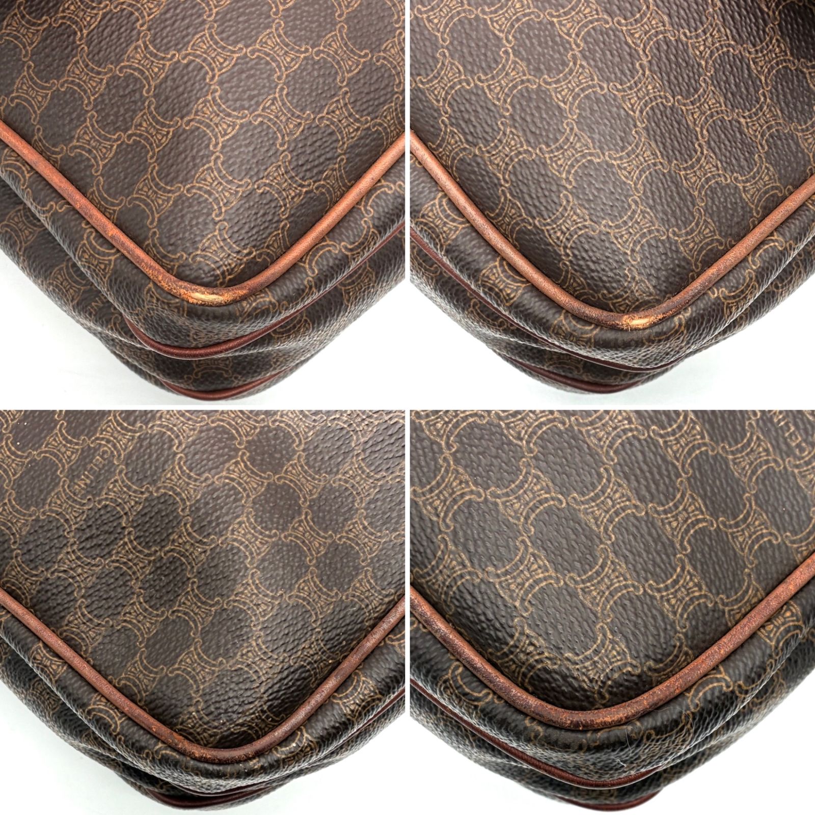 CELINE セリーヌ ショルダーバッグ マカダム トリオンフ ヴィンテージ