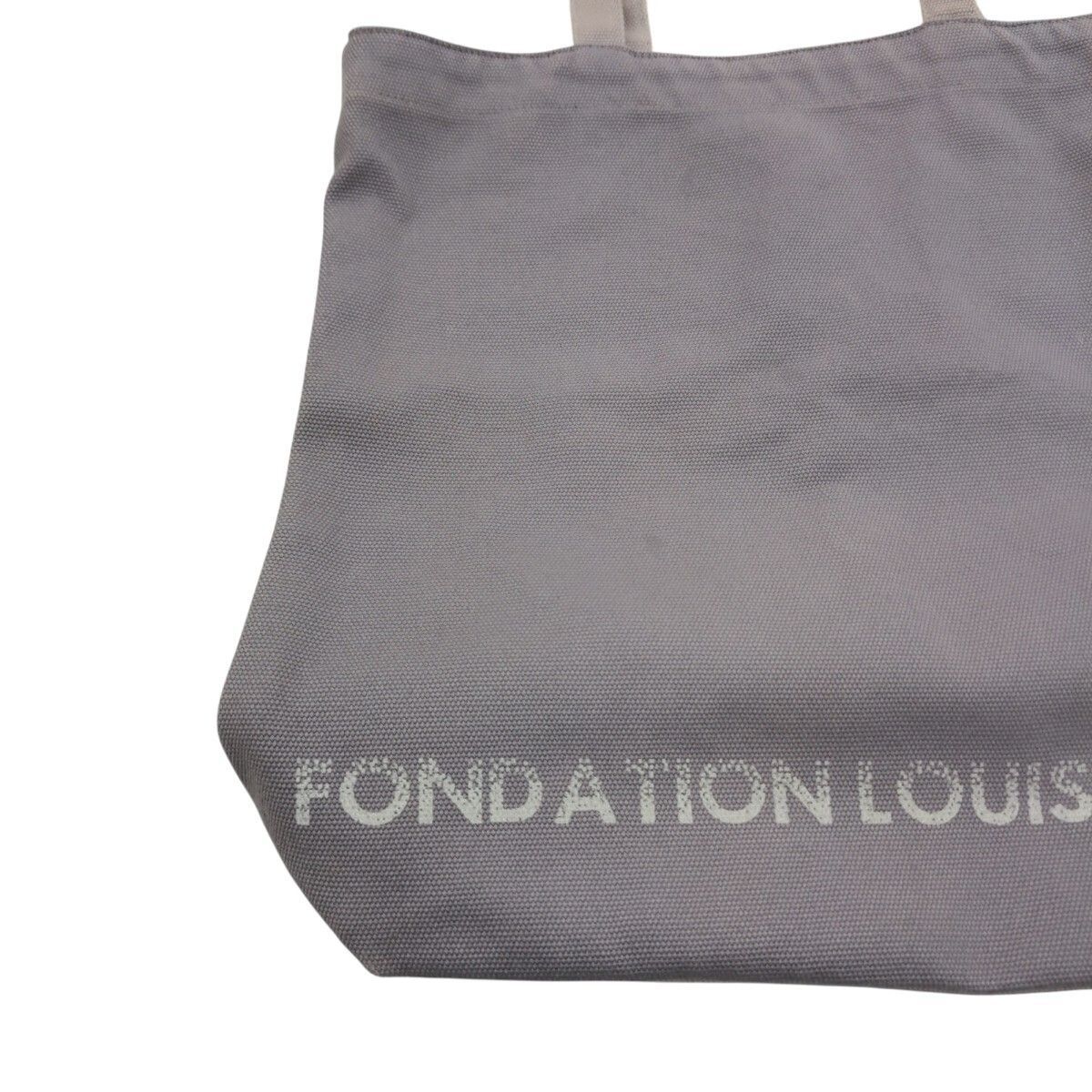 LOUIS VUITTON ルイヴィトン トートバッグ コットンキャンバス グレー