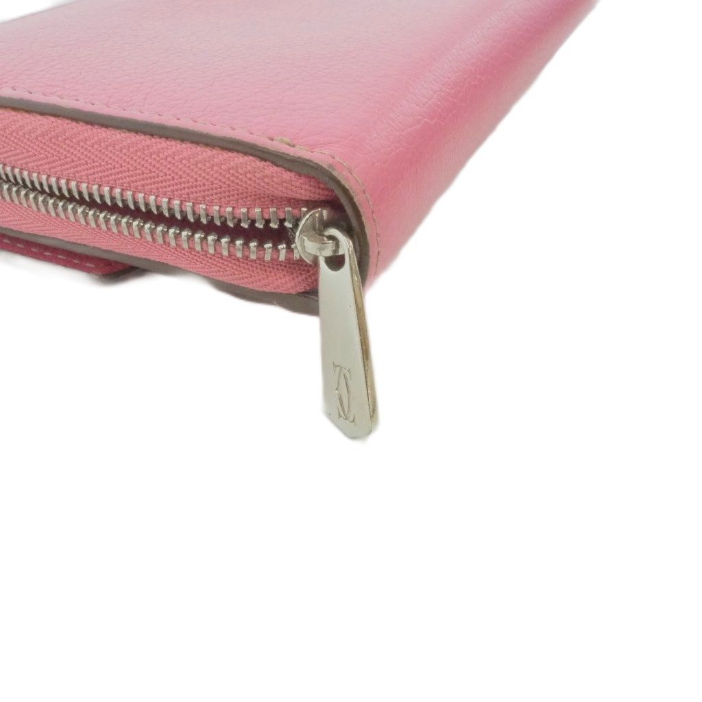 カルティエ Cartier L3001619 Cドゥカルティエ 長財布 レザー ピンク