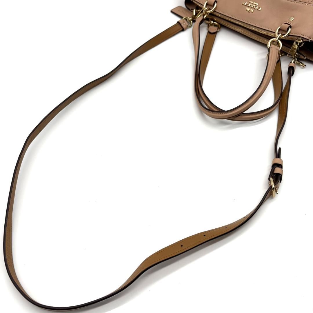 コーチ COACH エンボスシグネチャー レザー トートバッグ キャリー 