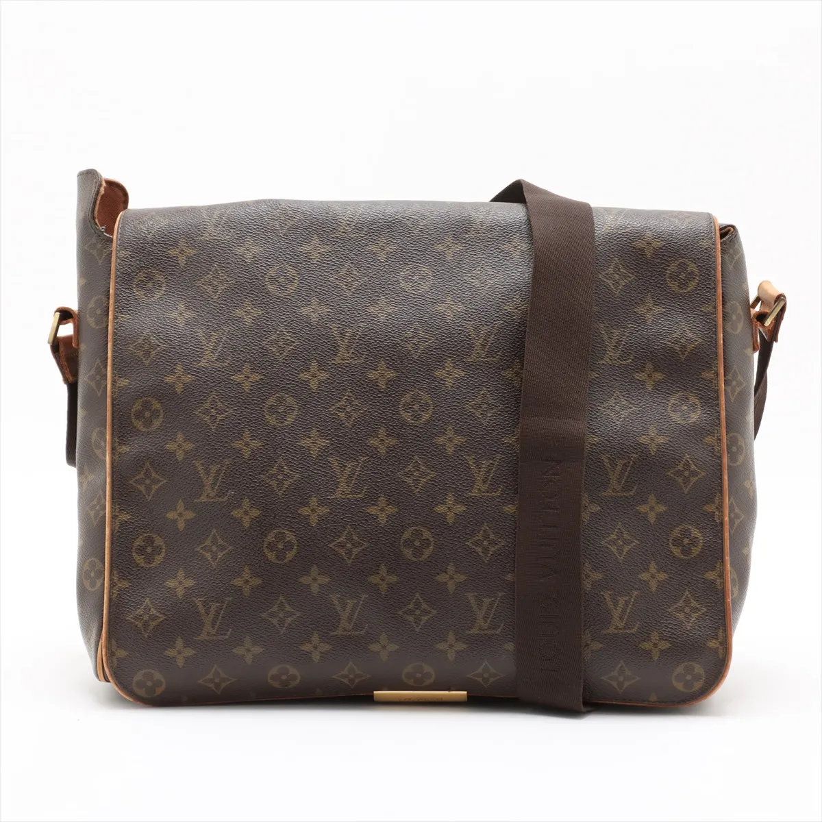 【LOUIS VUITTON】アベス　メッセンジャーバッグ　モノグラム　A4 美品 ルイヴィトン アベス メッセンジャーバッグ モノグラム A4可 PVC