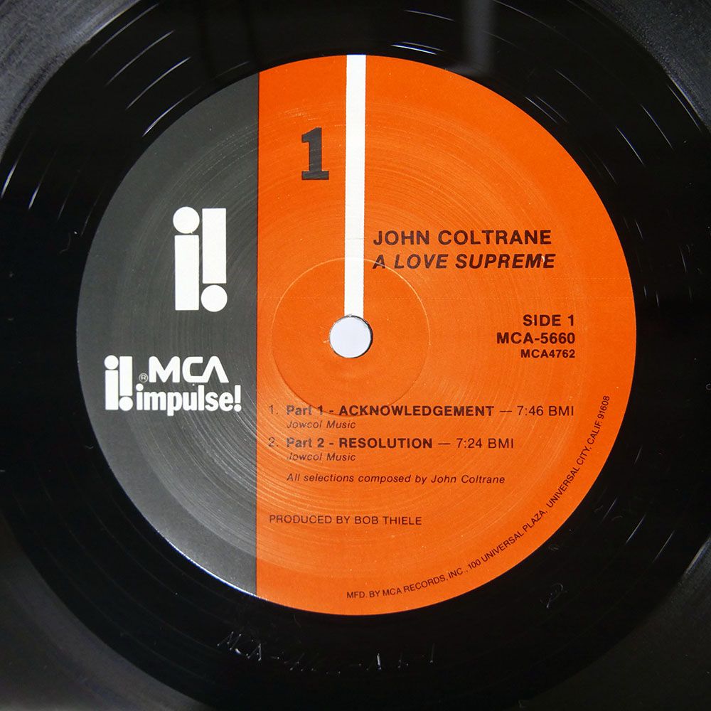US盤 JOHN COLTRANE/A LOVE SUPREME/IMPULSE MCA5660 LP - メルカリ