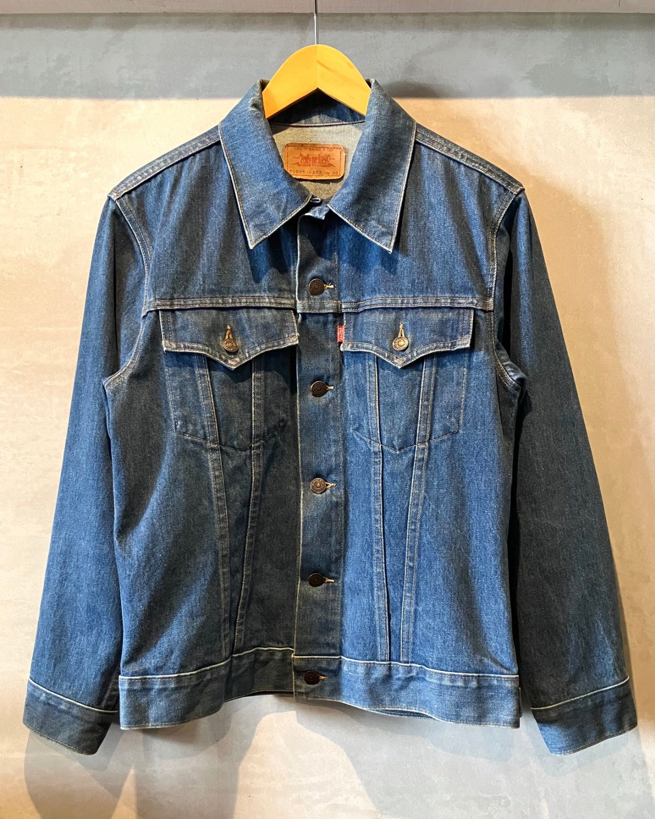 Y*N様 Levi's 70505-0217 デニムジャケット SIZE 38 70年代 Levi's リーバイス スモールe 70505-0217 4th デニムジャケット