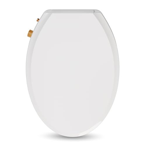 VOVO Nature 7 冷水 電源不要 スリム便座洗浄ユニット 簡単設置 DIY 水圧?角度調節 竹ダイヤルタイプ シャワートイレ ビデ お尻洗浄 セルフ洗浄ノズル ホワイト m