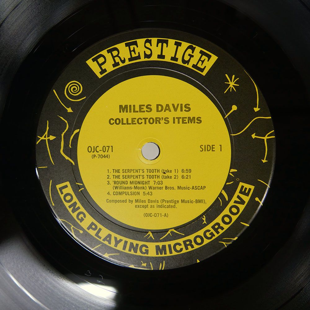 US盤 MILES DAVIS/COLLECTOR'S ITEMS/PRESTIGE OJC071 LP - メルカリ