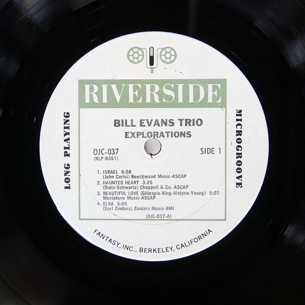 US盤 BILL EVANS/EXPLORATIONS/RIVERSIDE OJC037 LP - メルカリ